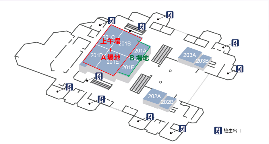 TICC 2樓會議室配置圖